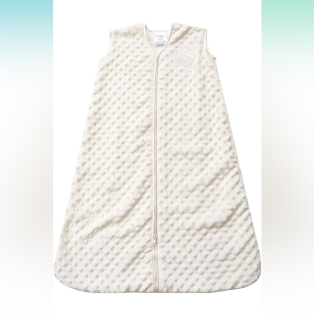 HALO Sleepsack Plush Dot Wearable Blanket Sleep Sack, TOG 1.5, Small 0-6 Months